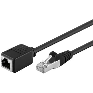 Ethernet extension cable RB-LAN CAT5e F/UTP (FTP), RJ‑45 to RJ‑45, 1.5 m, black