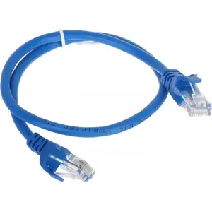 Patchcord RBLINE RJ45 0.5 m, blue, 8P8C Ethernet cable, 0.5m length