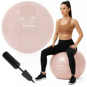 Exercise ball 65 cm Springos ACT0143 — PVC, anti-slip, pump included, max load 150 kg