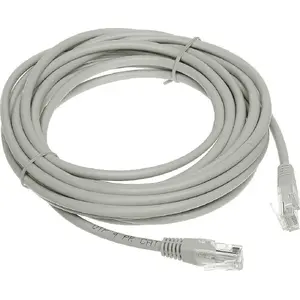 Patchcord RJ45 5.0 m, pelēks — No name, RJ45/5.0-GREY