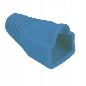 Гильза (tulle) синяя для RJ45, 10 шт — No name (защитный колпачок для Ethernet-разъёмов)