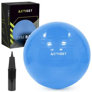 Exercise ball 55 cm Springos ACT0142 (PVC, 700 g, max load 150 kg) with pump