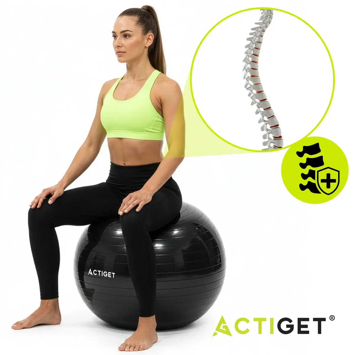 Gym ball Springos ACT0146 75 cm Photo 5