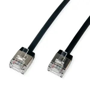 Сетевой кабель ROLINE Cat6a U/FTP (STP) RJ-45—RJ-45, чёрный, модель 21.15.4565
