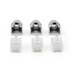 Vadu savienotājs RJ-45, cables to go Nedis CCBW89360GY — vīriešu (male), pelēks, 10 gab. iepakojumā