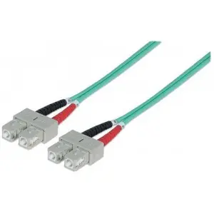 Fiber optic cable TECHLY SC to SC Multimode OM3 50/125 µm, 2 m, duplex