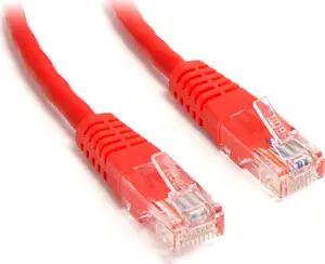 Networking cable cables to go UTP Cat5e Red 1.5 m RJ-45–RJ-45