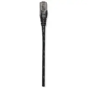 INTELLINET сетевой кабель Cat6 U/UTP (UTP) 0,3 м, RJ-45—RJ-45, золотое напыление контактов, чёрный