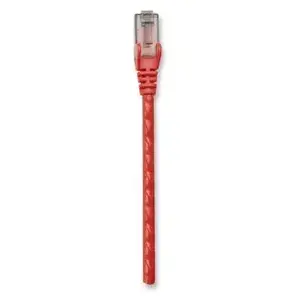 Сетевой кабель INTELLINET Cat6 U/UTP (UTP) 0,3 м, RJ-45—RJ-45, позолоченные контакты, красный