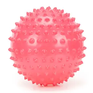 Sensorā bumba Springos ACT0151 — 20 cm PVC, rozā, komplektā pumpis un adata