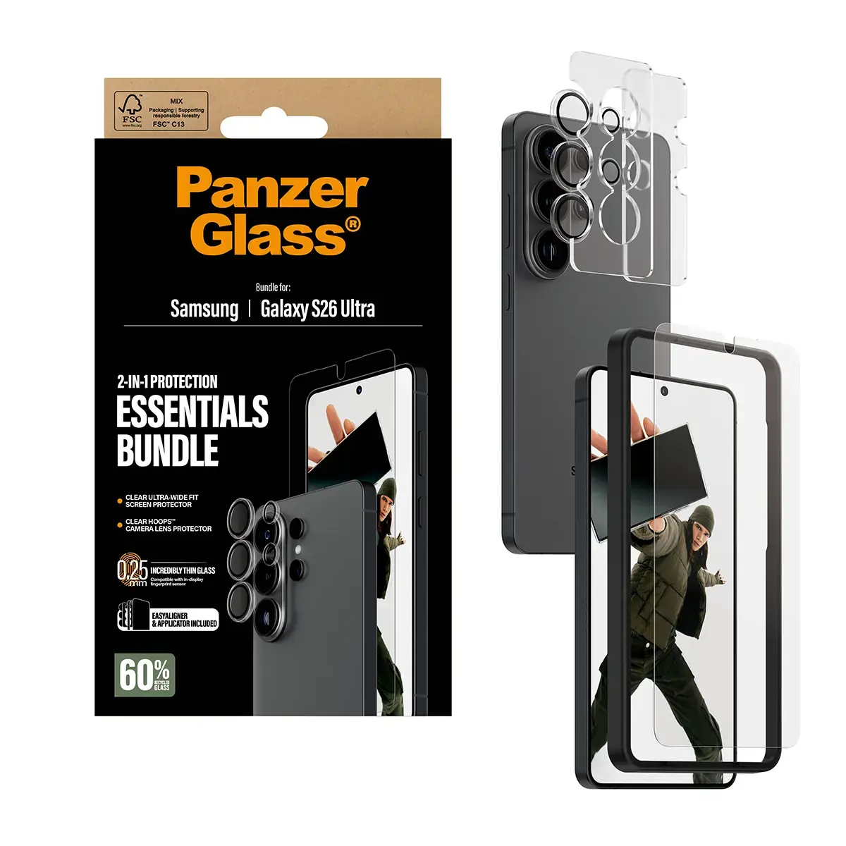 PanzerGlass Hoops 2-in-1 for Samsung Galaxy S26 Ultra Photo 5