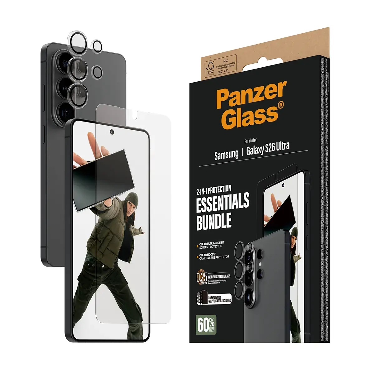 PanzerGlass Hoops 2-in-1 for Samsung Galaxy S26 Ultra Photo 6
