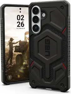 Protective case Urban Armor Gear Monarch Pro with Magnet Module for Samsung Galaxy S26+ — Kevlar black