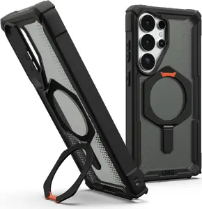 Aizsargvāciņš Plasma XTE ar statīvu un magnētisko moduli Samsung Galaxy S26 Ultra — urban armor gear, melns/oranžs