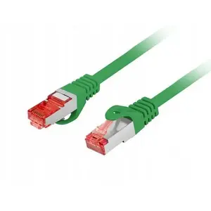 Патч-корд LANBERG Cat6 S/FTP LSZH CU 20 м зелёный, Fluke passed