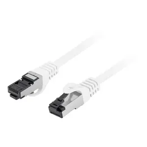 LANBERG Patchcord Cat.8.1 S/FTP LSZH CU 3 m — RJ‑45 to RJ‑45, 100000 Mbit/s, white