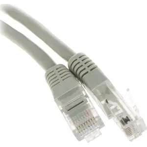 PATCHCORD RJ45 7.5 м CONOTECH™ — сетевой патч-корд, с разъемами RJ45, серый
