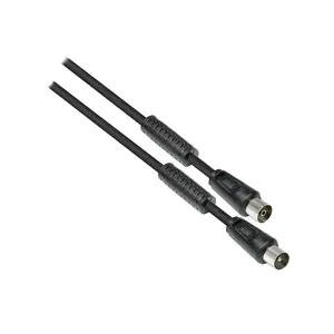 Coaxial cable Alcasa S-PAK50S 50 m, IEC to IEC, Black