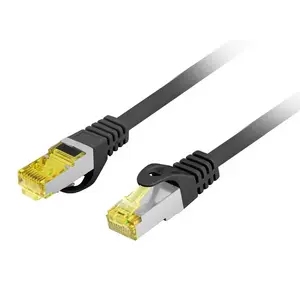 Networking cable LANBERG PCF6A-10CU Cat6a S/FTP (S-STP) 10 m, RJ-45, 10 Gbit/s, black