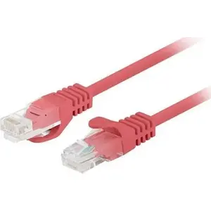 Patchcord LANBERG Cat5e UTP 7.5 m red, Fluke tested (PCU5-10CC-0750-R)