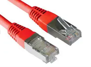 Networking cable LOGON SSTP Cat5e, red, 1.5 m, RJ-45 to RJ-45