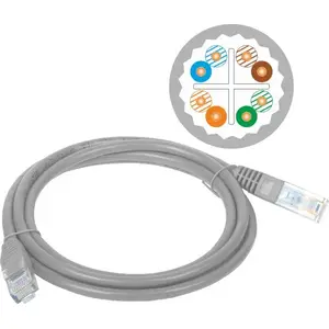 Patch-cord Alantec U/UTP Cat.6A LSOH 5.0 m gray