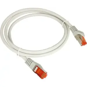Патч-корд Alantec F/UTP категория 5e PVC 0,25 м серый