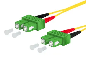Оптический кабель Metz InfiniBand 151P1EAEA50E 5 м SC–SC G.657.A2 I‑V(ZN) H 9 мкм желтый