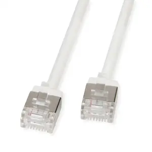 ROLINE сетевой кабель Cat6a U/FTP (STP) 3 м, белый — RJ-45 на RJ-45