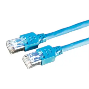 Сетевой кабель LEONI-KERPEN 21.08.9114 Cat5e SF/UTP (S-FTP) синий, 1 м, RJ-45–RJ-45