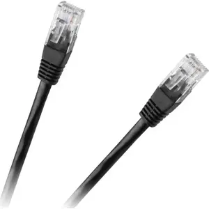 Патчкорд RJ45 RBLINE 0,5 м, совместим Cat5e, 8P8C модульный разъем, черный