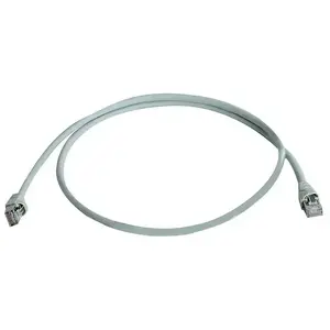 Tīkla kabelis Telegaertner Cat6a SF/UTP (S-FTP) 0,25 m, RJ45–RJ21, niķeļoti kontakti, pelēks