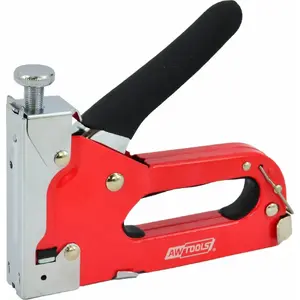 Upholstery Staple Gun AWTools AW13010, 3-function, staples 4–14 mm