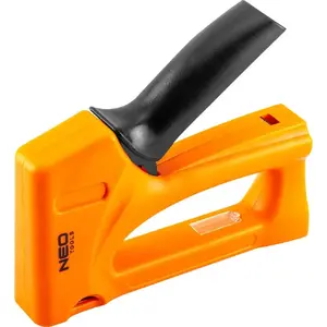 Тапицерский степлер NEO tools 4–8 мм, корпус ABS, скобы типа J