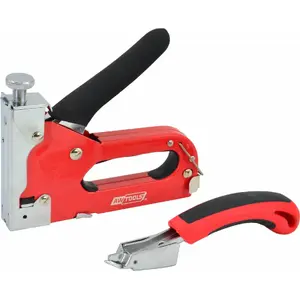 Upholstery Staple Gun AWTools AW13011, 3-function, staples 4–14 mm, includes staple remover