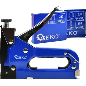 Степлер GEKO G01332 3‑в‑1 с набором из 600 скоб