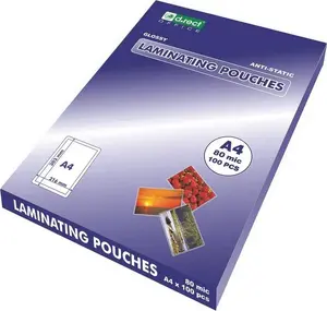 Laminating Film D.Rect A4 80 µm pack of 100 sheets for A4 document protection
