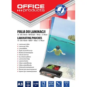 Laminating Pouches office products A3 2x100 µm glossy 100 pcs transparent