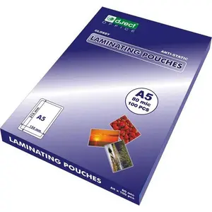 Laminating Film D.Rect A5 80 µm, pack of 100 sheets