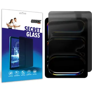 Privacy Screen Protector GrizzGlass SecretGlass for Apple iPad Pro 11" M5 2025 — Matte Glass