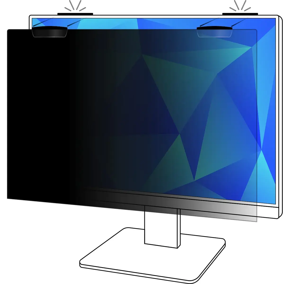 3M PF250W1EM Privacy Filter for 25in 16:10 Monitor Photo 5