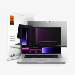 Screen Protector for MacBook Pro 16-inch by Spigen — compatible with MacBook Pro 16 (M2 2023, M1 2021), 0.508 mm thickness, 236 × 350.5 mm