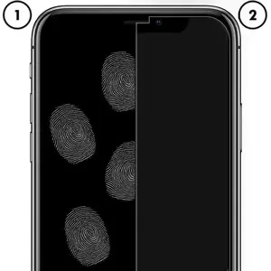 Screen protector film GrizzGlass PaperScreen matte for Virone VDP-60 intercom