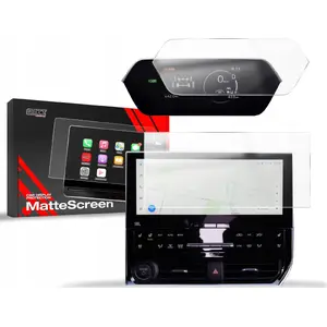 Tempered Matte Screen Protector GrizzGlass for Toyota bZ4X 12.3" Car Display (2022–2024) 2-in-1