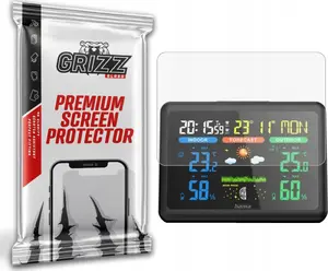 Tempered Matte Screen Protector GrizzGlass PaperScreen for HAMA Color Weather Station (model fit)