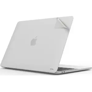 Protective skin set Jcpal MacGuard Two-in-One for MacBook Pro 13" M2 2022 — front and back (silver)