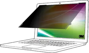 3M Bright Screen privātuma filtrs 17,3" klēpjdatoram 16:9, bez rāmja, 85% gaismas caurlaidība, 60° skata leņķis
