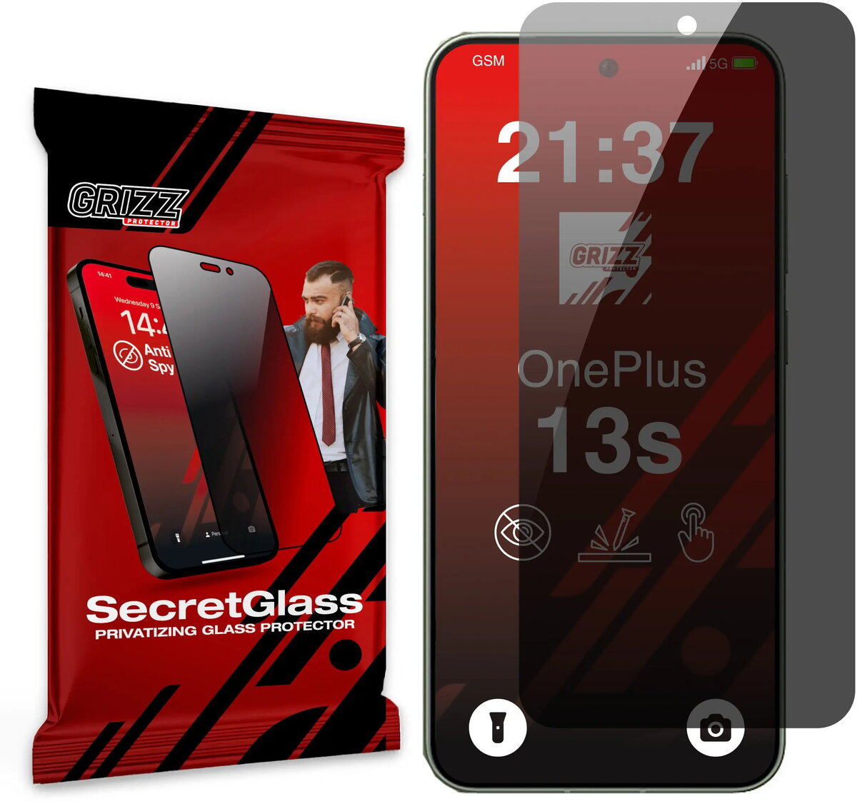 Privātuma matēts rūdīts stikls GrizzGlass SecretGlass