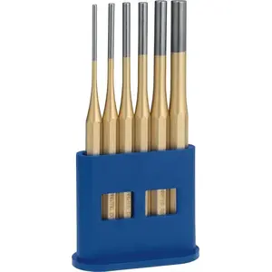 Punch Set in Stand UN — drill sizes 3, 4, 5, 6, 8, 10 mm