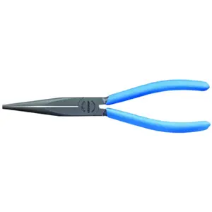 Needle-nose pliers Gedore 8136-200 TL, 200 mm, blue handles